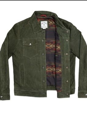 Suede Trucker Jacket by Iron and Resin
